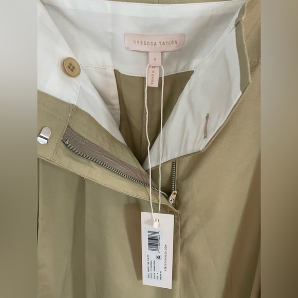 Rebecca Taylor Compact Twill Flare Pants - Picture 4 of 9